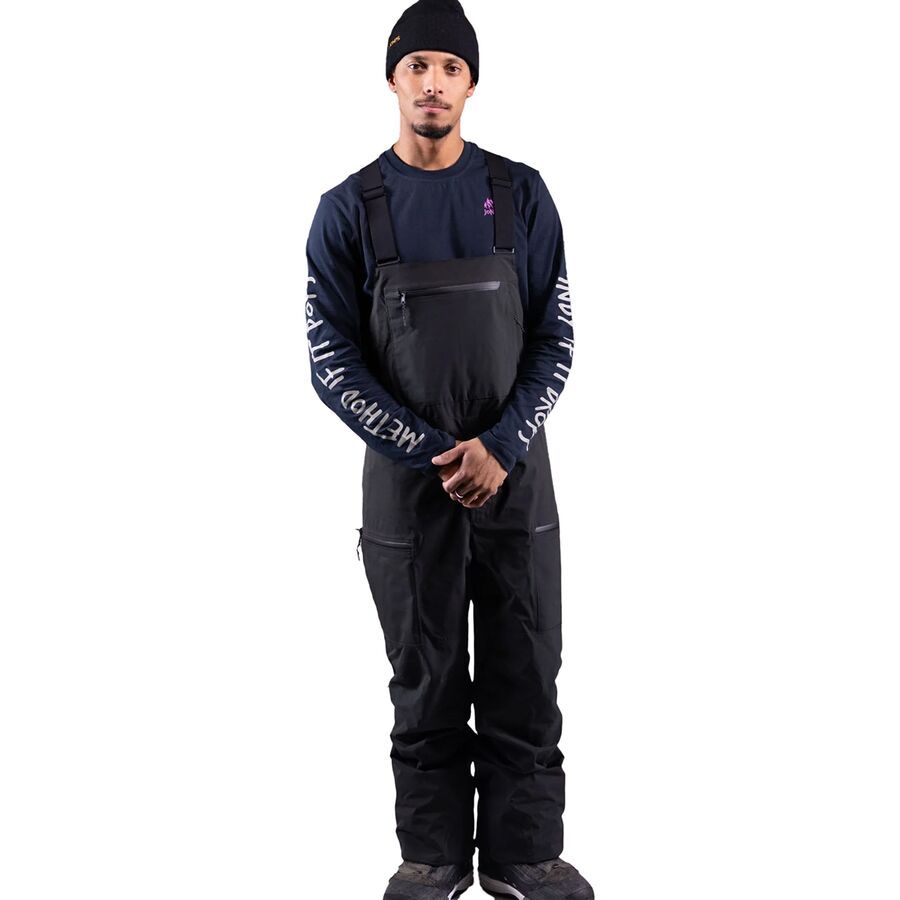 () 硼󥺥Ρܡ  ޥ  ꥵ ӥ -  Jones Snowboards men MTN Surf Recycled Bib - Men's Stealth Black