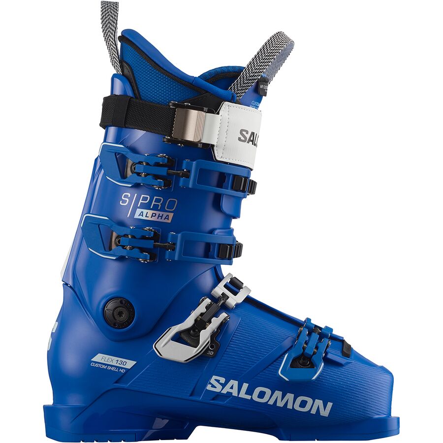 (取寄) サロモン S/30 アルファ 130 エル スキー ブーツ - 2023 Salomon S/Pro Alpha 130 EL Ski Boots - 2023 Race Blue/White