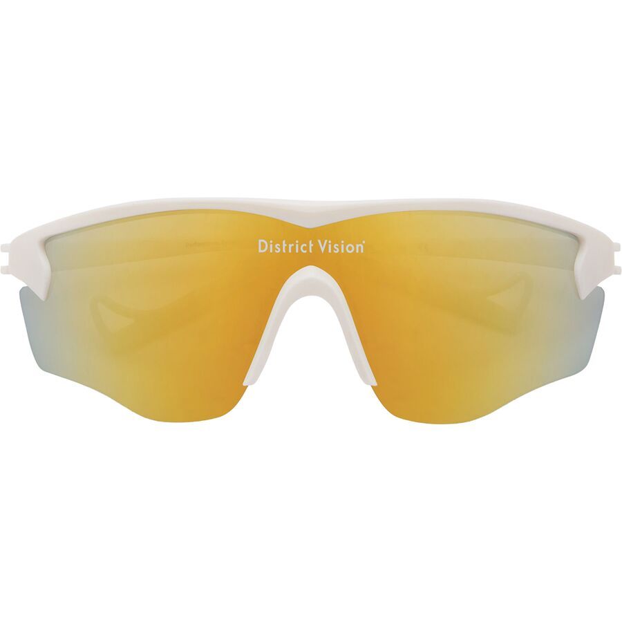 楽天ジェットラグ楽天市場店（取寄） ディストリクトヴィジョン レーザー サングラス District Vision Junya Racer Sunglasses White/D+ Amber Mirror