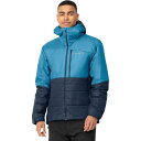(取寄) ノローナ メンズ ファルケティンド サーモ60 フーデット ジャケット - メンズ Norrona men Falketind Thermo60 Hooded Jacket - Men's Hawaiian surf/Indigo Night