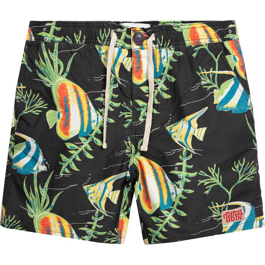 (取寄) クリティカルスライドソサイエティ メンズ トロピカル 17インチ トランク - メンズ The Critical Slide Society men Tropical 17in Trunk - Men's Black