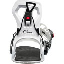 (取寄) グヌー チーター スノーボード バインディング - 2024 Gnu Cheeter Snowboard Binding - 2024 White