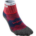 (取寄) インジンジ メンズ ライナー + ランナー ミニ-クルー ソック - メンズ Injinji men Liner + Runner Mini-Crew Sock - Men's Brick