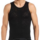(取寄) ジョルダーナ メンズ ライト ウェイト ニット スリーブレス ベースレイヤー- - メンズ Giordana men Light Weight Knitted Sleeveless Baselayer - Men's Black
