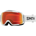 (取寄) スミス キッズ グロム クロマポップ ゴーグルズ - キッズ Smith kids Grom ChromaPop Goggles - Kids' White/Chroma Ed Red Mir/No Extra Lens