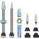 (取寄) ウルフトゥースコンポーネンツ チューブレス バルブ ステムズ Wolf Tooth Components Tubeless Valve Stems Rainbow