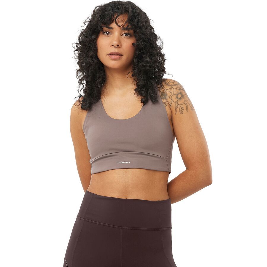 (取寄) サロモン レディース シェイクアウト ブラ - ウィメンズ Salomon women Shakeout Bra - Women's Iron