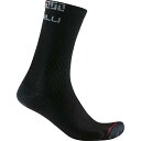 (取寄) カステリ バンディート メリノ 18 ソックス Castelli Bandito Merino 18 Sock Black