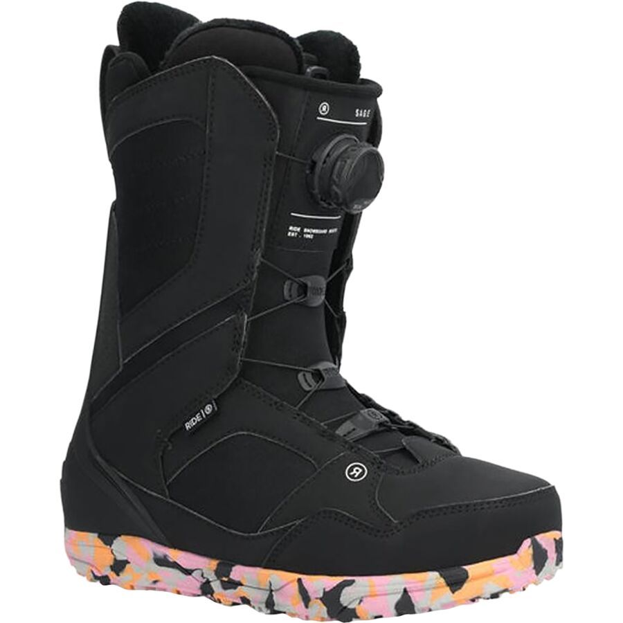 (取寄) ライド レディース セージ ボア スノーボード ブーツ - 2025 - ウィメンズ Ride women Sage BOA Snowboard Boot - 2025 - Women's Black