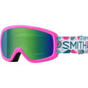 (取寄) スミス キッズ スノーデイ ゴーグルズ - キッズ Smith kids Snowday Goggles - Kids' Vivid Pink Hearts/Green Sol-X Mirror
