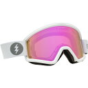 (取寄) エレクトリック ヘックス ゴーグルズ Electric Hex Goggles Matte White/Pink Chrome +BL Yellow