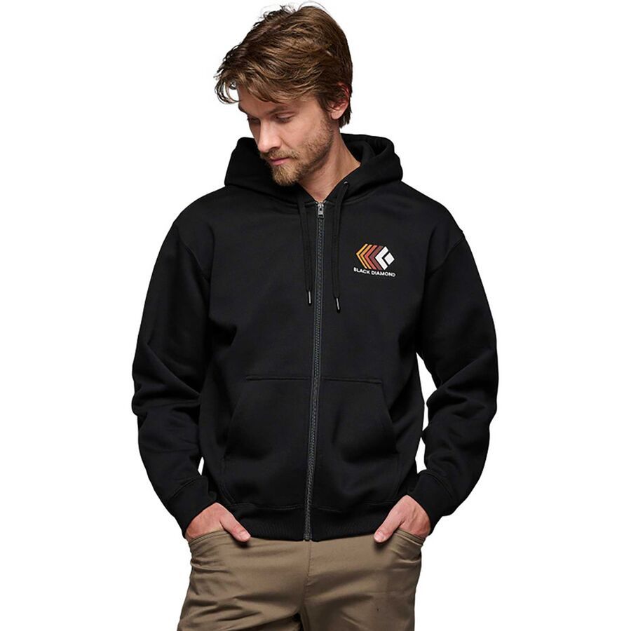 (取寄) ブラックダイヤモンド メンズ フェイド フルジップ ブーディ - メンズ Black Diamond men Faded Full-Zip Hoodie - Men's Black