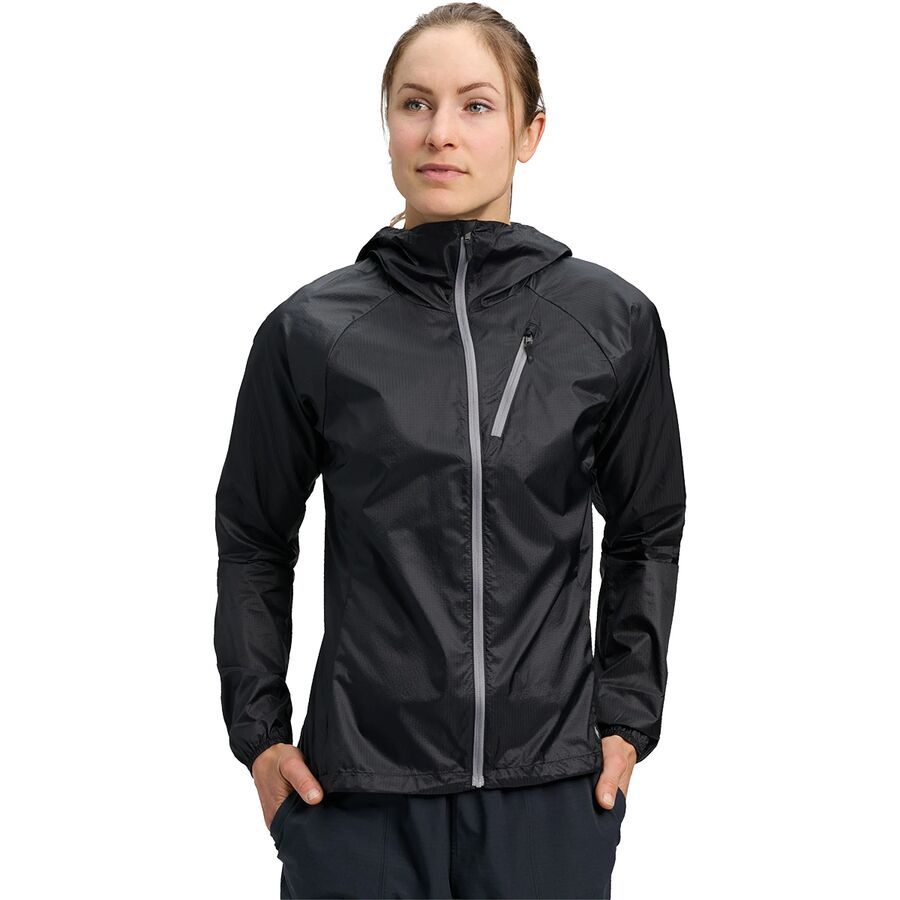 (取寄) ブラックダイヤモンド レディース ディスタンス ウィンド シェル - ウィメンズ Black Diamond women Distance Wind Shell - Women's Black2