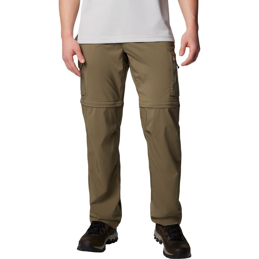 (取寄) コロンビア メンズ シルバー リッジ ユーティリティ コンバーチブル パンツ - メンズ Columbia men Silver Ridge Utility Convertible Pant - Men's Stone Green(4)