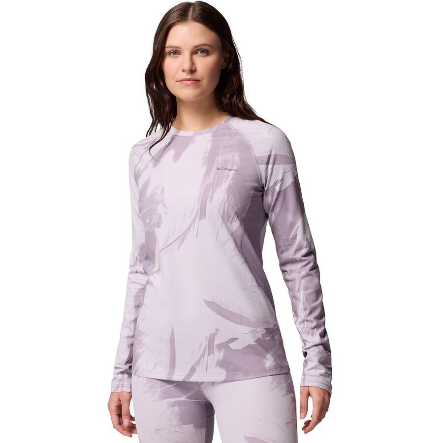 (取寄) コロンビア レディース オムニヒート インフィニティ ニット ロング-スローブ クルー - ウィメンズ Columbia women Omni-Heat Infinity Knit Long-Sleeve Crew - Women's Shale Purple Snowflight Tonal