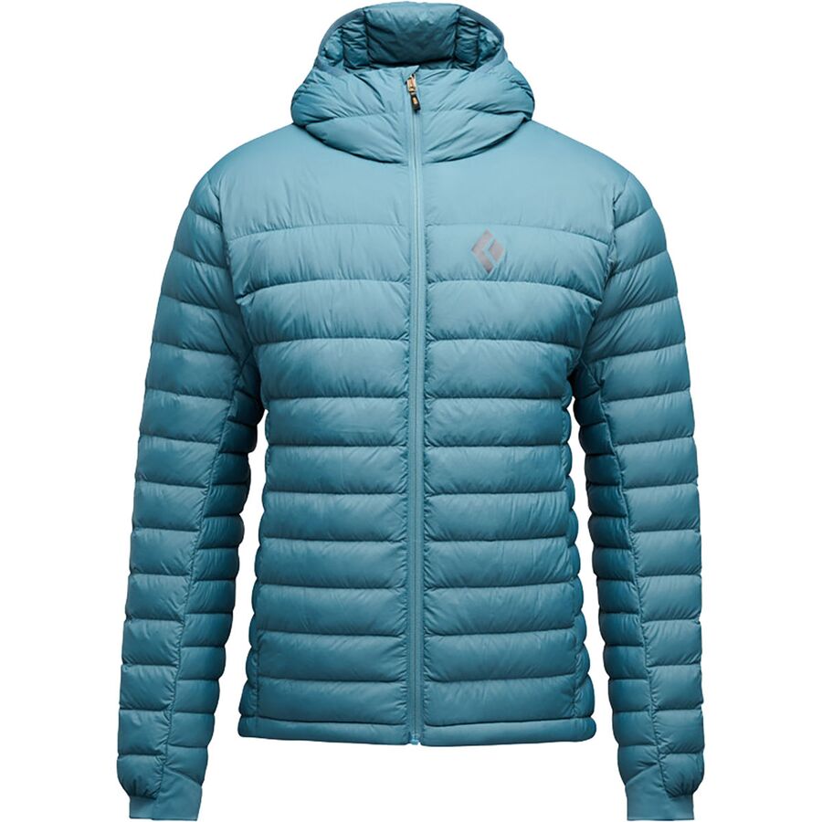 (取寄) ブラックダイヤモンド メンズ アクセス ダウン フーデット ジャケット - メンズ Black Diamond men Access Down Hooded Jacket - Men's Creek Blue