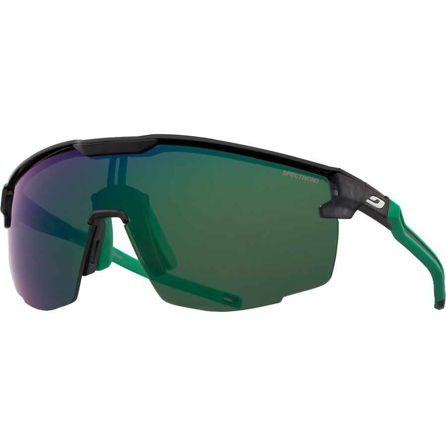 () W{ AeBbg TOX Julbo Ultimate Sunglasses Black/Green-Spectron 3