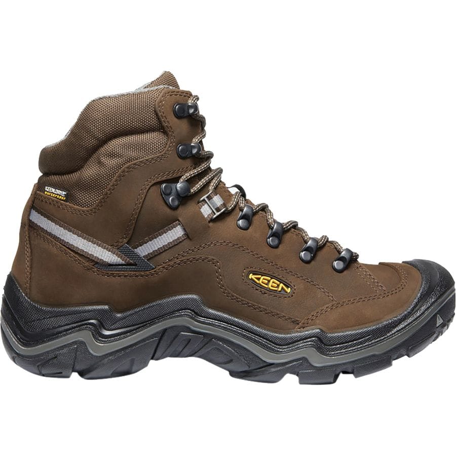 (取寄) キーン メンズ デュラン リ ミッド ウォータープルーフ ワイド ハイキング ブーツ - メンズ KEEN men Durand II Mid Waterproof Wide Hiking Boots - Men's Cascade Brown/Gargoyle