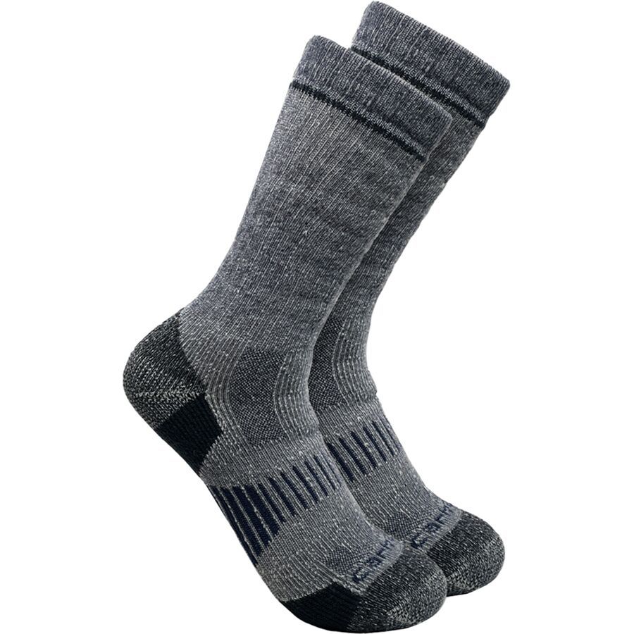 (取寄) メンズ MW シンセティック-ウール ブレンド ブーツ ソックス - 2-パック - メンズ Carhartt Gloves men MW Synthetic-Wool Blend Boot Sock - 2-Pack - Men's Navy