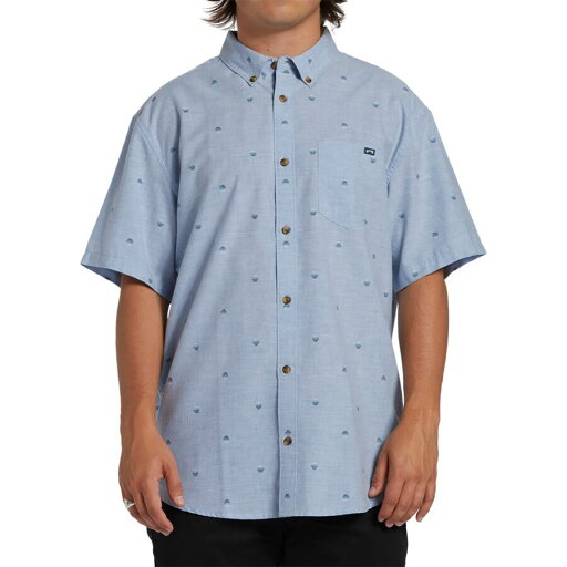 (取寄) ビラボン メンズ オール デイ ジャカード ショートスリーブ シャツ - メンズ Billabong men All Day Jacquard Short-Sleeve Shirt - Men's Washed Blue (取寄) ビラボン メンズ オール デイ ジャカード ショートスリーブ シャツ - メンズ Billabong men All Day Jacquard Short-Sleeve Shirt - Men's Washed Blue