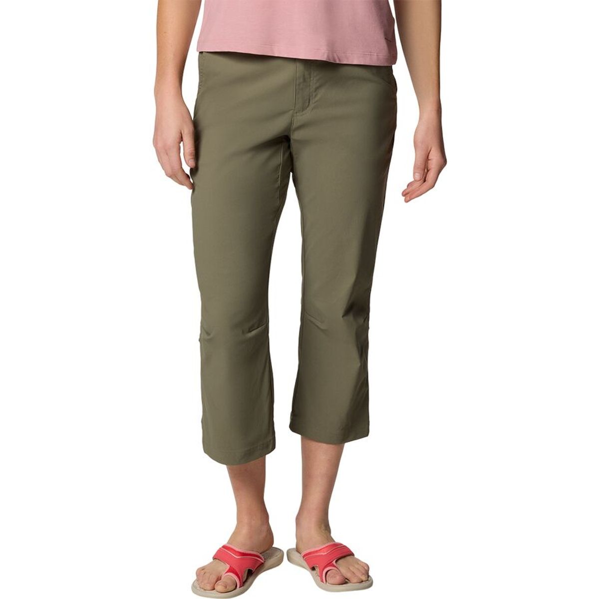 (取寄) コロンビア レディース レスリー フォールズ カプリ リ パンツ - ウィメンズ Columbia women Leslie Falls Capri II Pant - Women's Stone Green