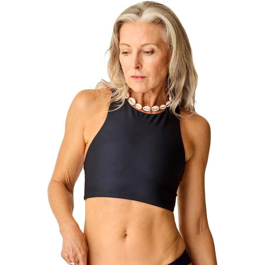 (取寄) カーヴ デザイン レディース サニタス コンプレッション リバーシブル ビキニ トップ - ウィメンズ Carve Designs women Sanitas Compression Reversible Bikini Top - Women's Black/Navy