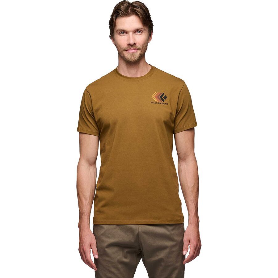 (取寄) ブラックダイヤモンド メンズ フェイド T-シャツ - メンズ Black Diamond men Faded T-Shirt - Men's Dark Curry