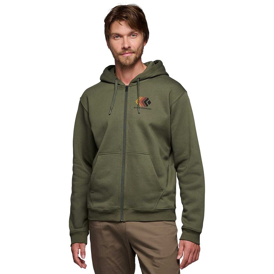 (取寄) ブラックダイヤモンド メンズ フェイド フルジップ ブーディ - メンズ Black Diamond men Faded Full-Zip Hoodie - Men's Tundra