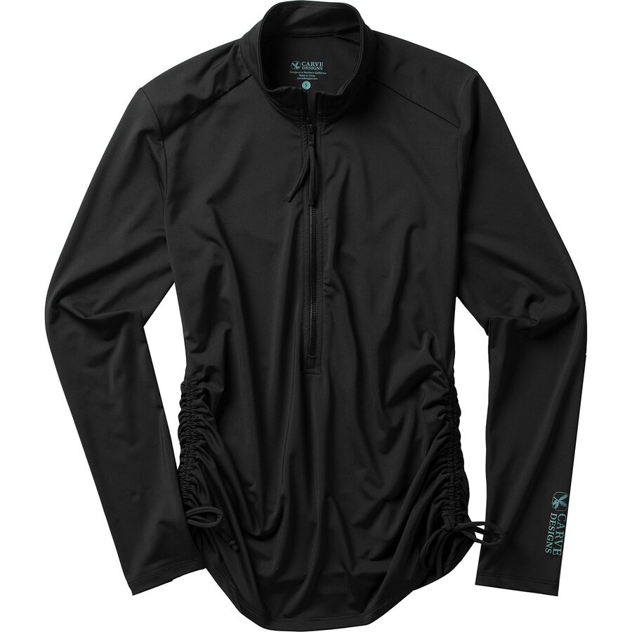 (取寄) カーヴ デザイン レディース クルス ラッシュガード - ウィメンズ Carve Designs women Cruz Rashguard - Women's Black