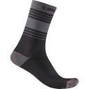 (取寄) カステリ 15 ソックス Castelli Simbolo 15 Sock Dark Gray/Black