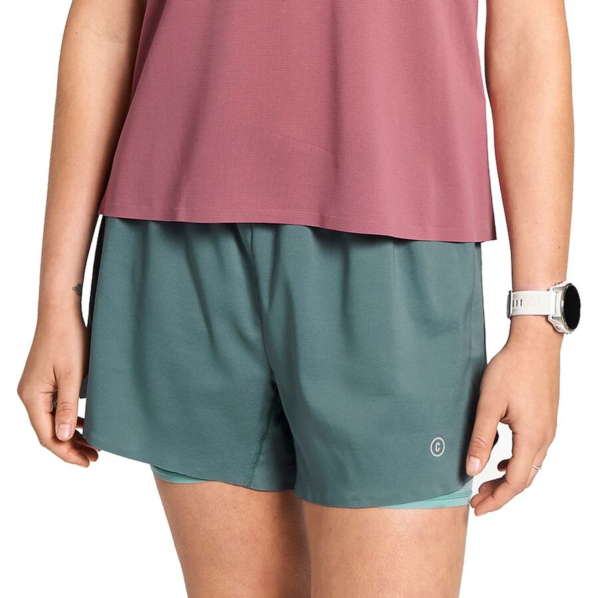 (取寄) シエルアスレティックス レディース DLYショート 4インチ ロング ブリーフ - ウィメンズ Ciele Athletics women DLYShort 4in Long Brief - Women's Silver Pine