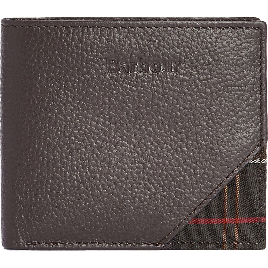 (取寄) バブアー メンズ レザー ウォレット - メンズ Barbour men Tarbert Leather Wallet - Men's Chocolate Brown