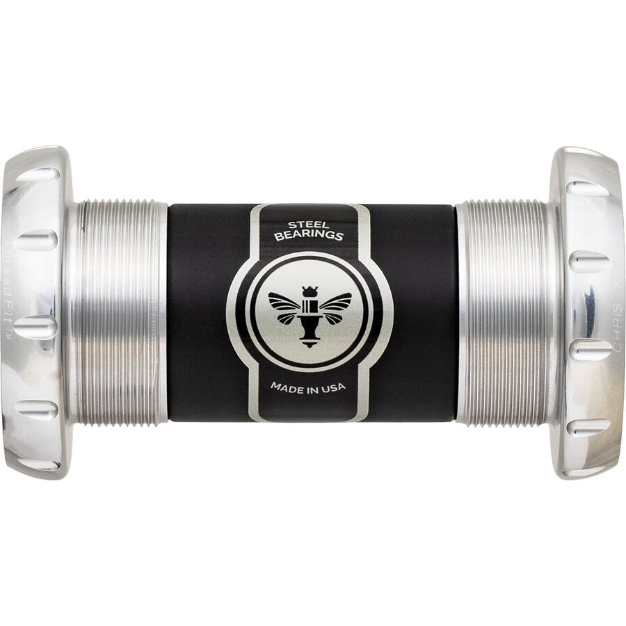 (���) ���ꥹ���� ����åɥե��å� 30MM �ܥȥ� �֥饱�å� Chris King ThreadFit 30mm Bottom Bracket Silver