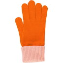 ヴァーループ グローブ 手袋 リブド ロング メンズ オレンジ アウトドア 登山 ニット カジュアル ブランド Verloop Ribbed Long Glove Coral/Flame(4)