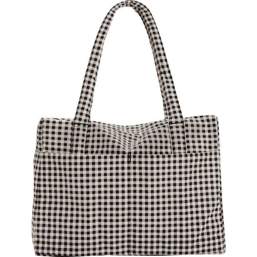(���) �Х��� ���饦�� ����꡼���� BAGGU Cloud Carry-on Black & White Gingham