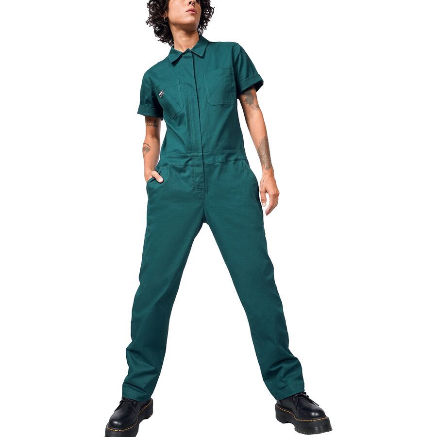 (取寄) ザ エッセンシャル ショートスリーブ カバーオール Wildfang The Essential Short-Sleeve Coverall Forest