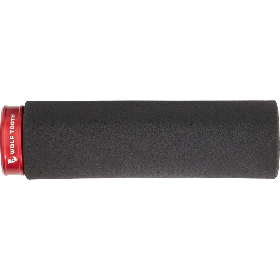 (取寄) ウルフトゥースコンポーネンツ ロック-オン ファット ポウ グリップ Wolf Tooth Components Lock-On Fat Paw Grip Black Grip w/ Red Collar