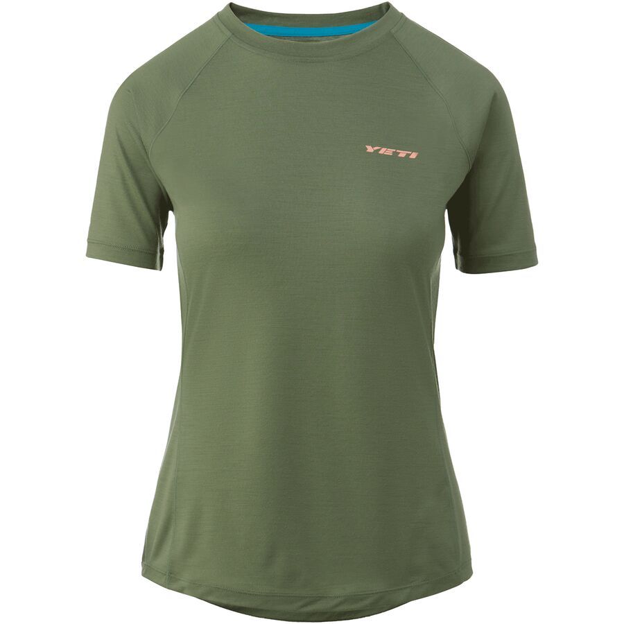 () ƥ륺 ǥ ˥  硼ȥ꡼ 㡼 -  Yeti Cycles women Monument Merino Short-Sleeve Jersey - Women's Olivine