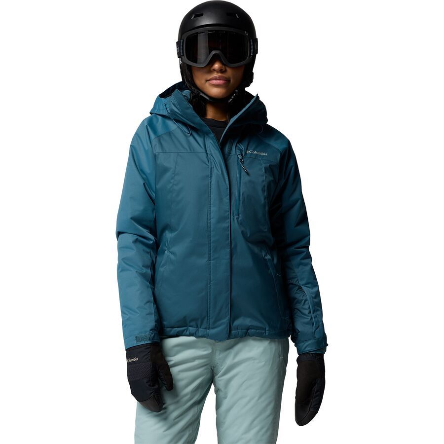 (取寄) コロンビア レディース スノーウィー サミット インサレーテッド ジャケット - ウィメンズ Columbia women Snowy Summit Insulated Jacket - Women's Everblue Dobby