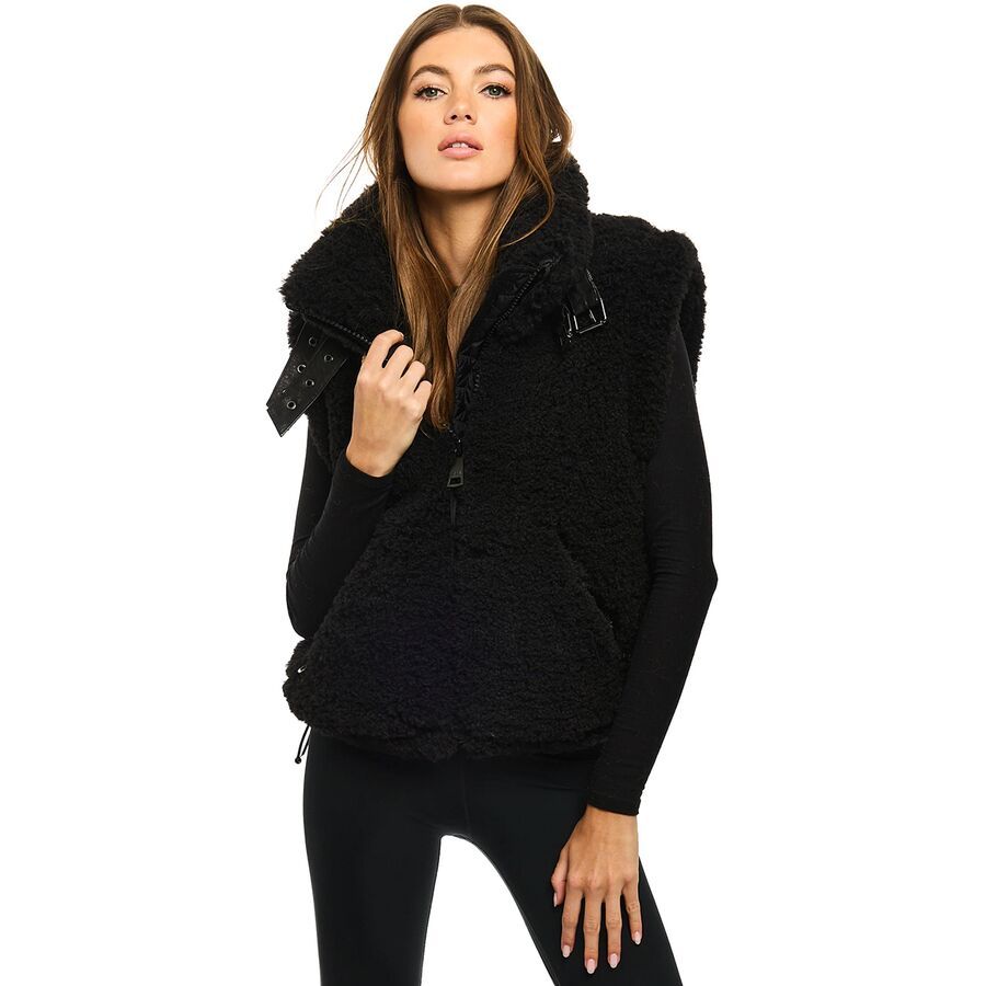 (���) ���� ��ǥ����� ������� �٥��� - ������� SAM women Sherpa Vest - Women's Black