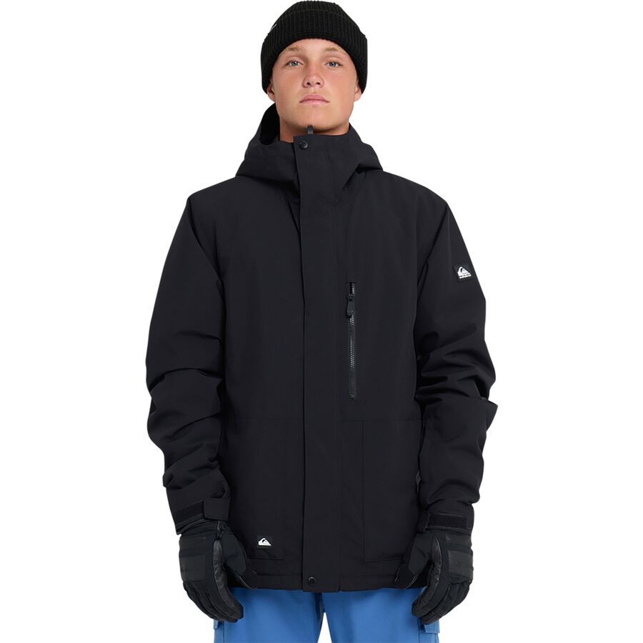 (取寄) クイックシルバー メンズ ミッション ソリッド ジャケット - メンズ Quiksilver men Mission Solid Jacket - Men's Black