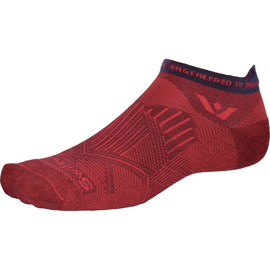 (���) �������եȥ����å� �����ѥ��䡼 �Ρ� ���硼 ���� ���å��� Swiftwick Aspire No Show Tab Sock Red Crims...