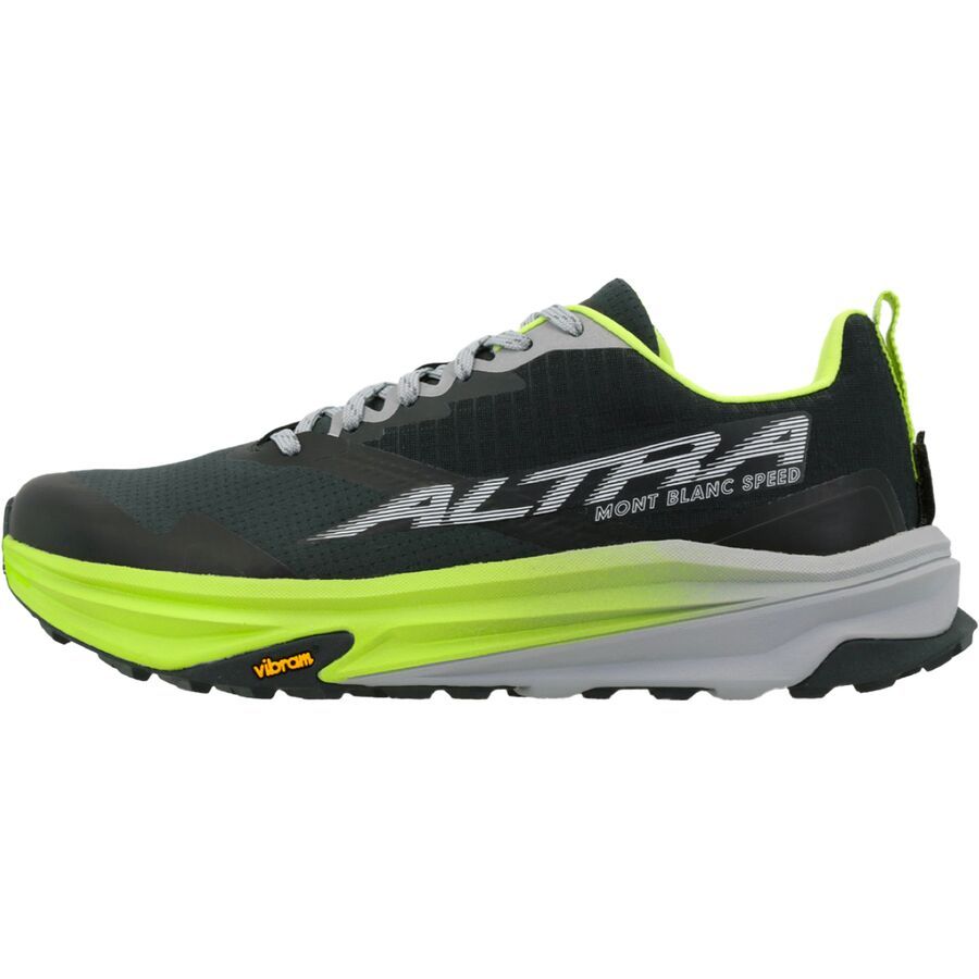 (取寄) アルトラ メンズ モン ブランク スピード トレイル ランニング シューズ - メンズ Altra men Mont Blanc Speed Trail Running Shoe - Men's Black/Lime