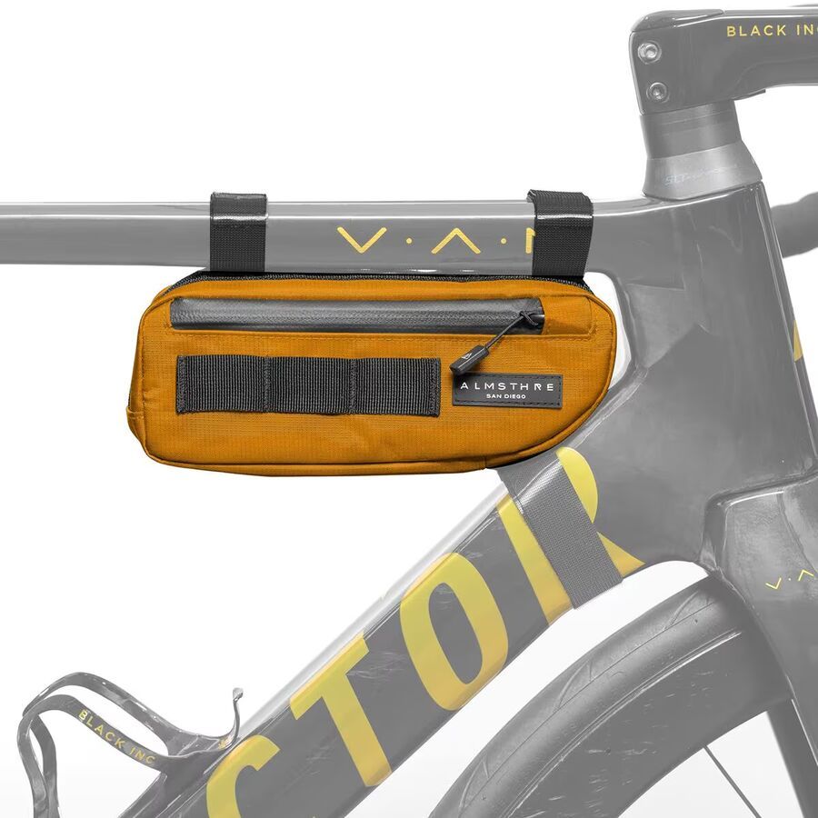 (取寄) アルムストレ コンパクト フレーム バッグ ALMSTHRE Compact Frame Bag California Gold