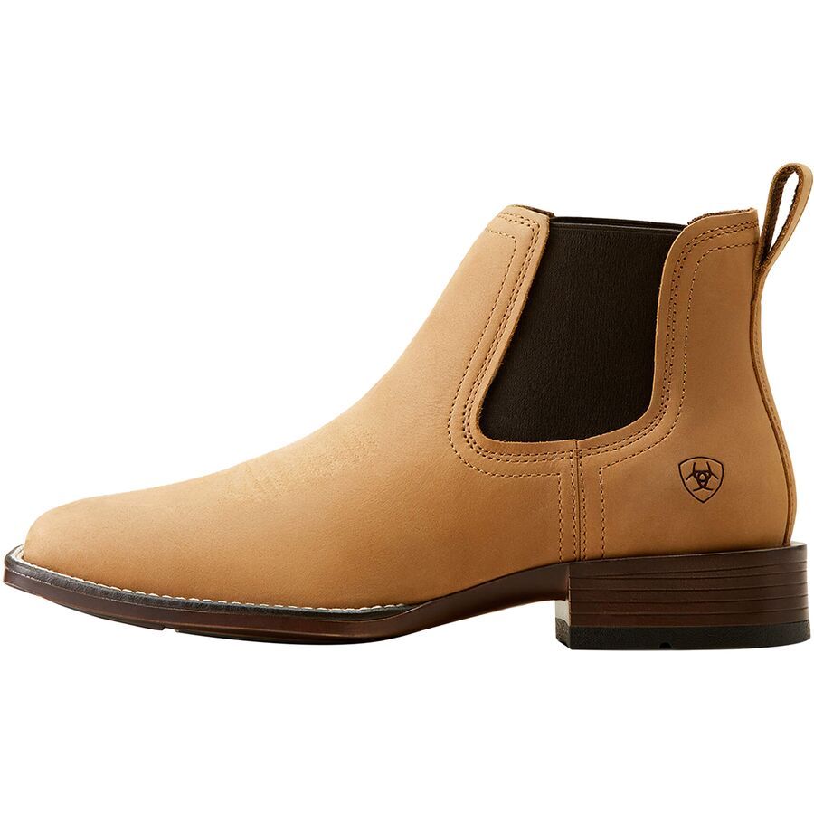 (取寄) アリアット メンズ ブッカー ウルトラ ウェスタン ブーツ ワイド - メンズ Ariat men Booker Ultra Western Boot Wide - Men's Almond Brown