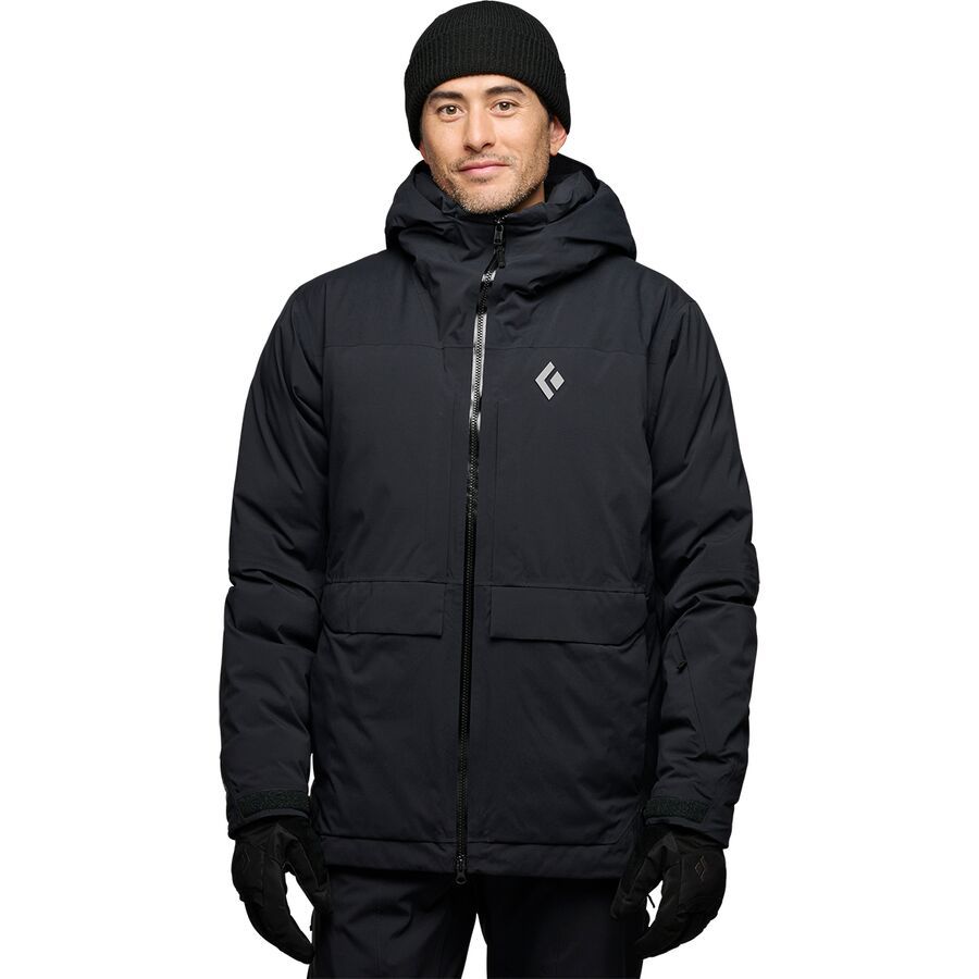 (取寄) ブラックダイヤモンド メンズ ファクター インサレーテッド パーカー - メンズ Black Diamond men Factor Insulated Parka - Men's Black