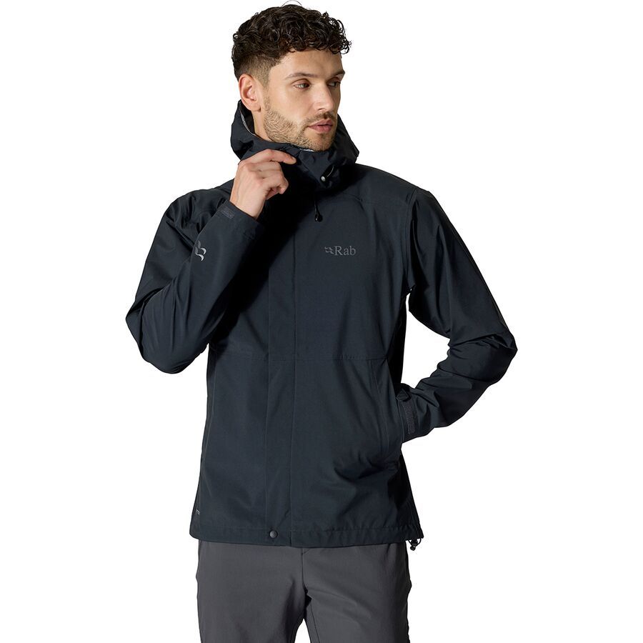 (取寄) ラブ メンズ ファイアウォール ジャケット - メンズ Rab men Firewall Jacket - Men's Black