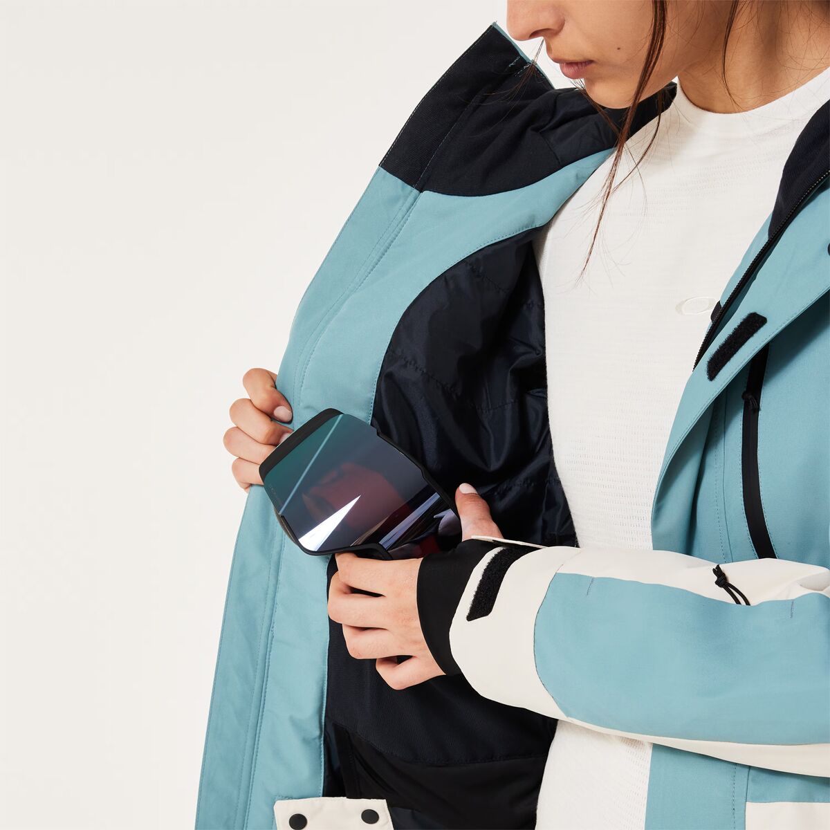 (���) �������꡼ ��ǥ����� TNP TBT ���󥵥졼�ƥå� ���㥱�å� - ������� Oakley women TNP TBT Insulated Jacket - Women's Mist Pacific