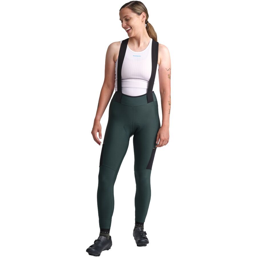 (���) ���ޥ� ��ǥ����� ���Х�� �ӥ� ������ - ������� Shimano women Evolve Bib Tights - Women's Bro...