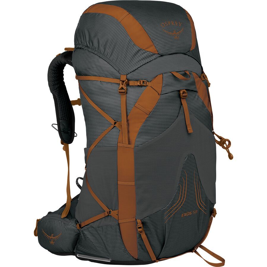 (取寄) オスプレーパック エクソス 58L バックパック Osprey Packs Exos 58L Backpack Dark Charcoal Grey